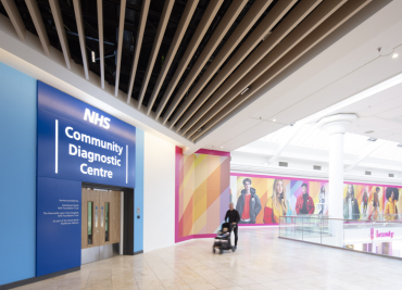 A photo of Gateshead Community CDC from within the Metrocentre