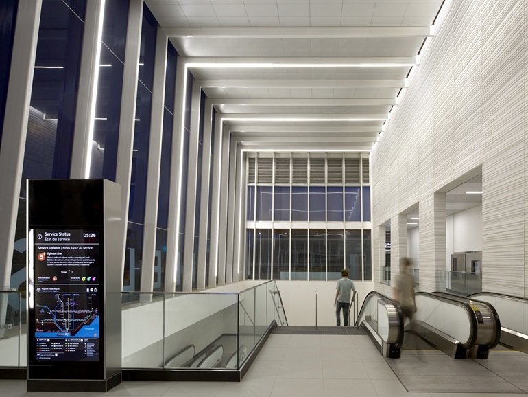 Inside Keelesdale Station