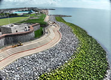 a photo of the Portsmouth coast